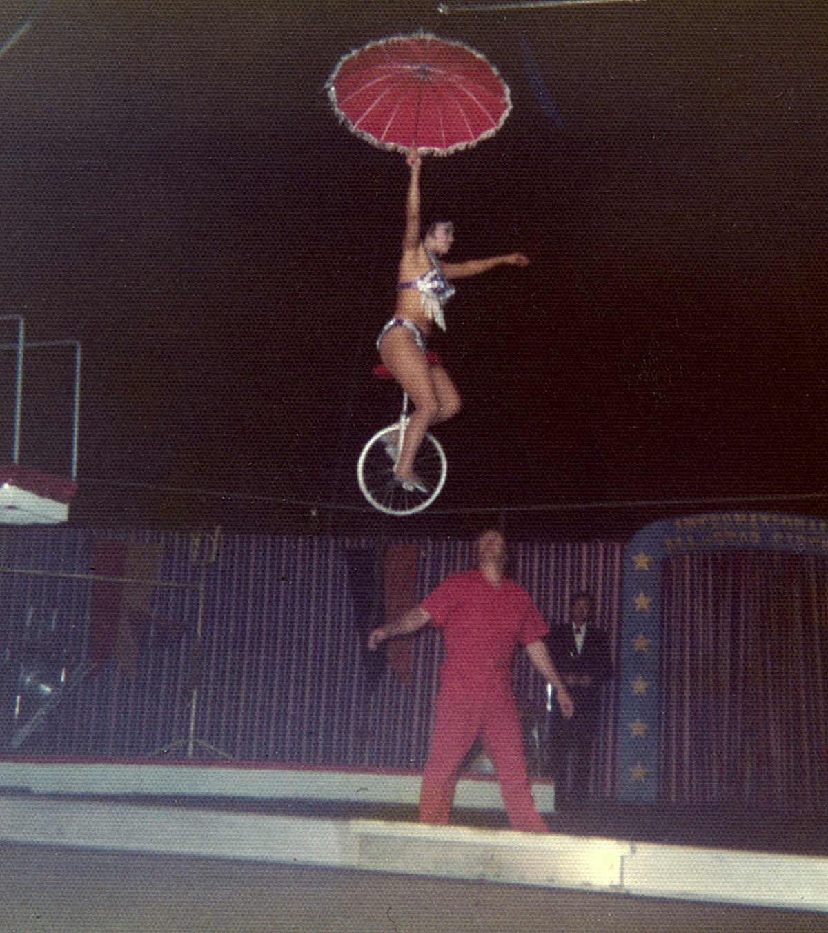 unicycle on a wire