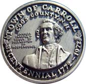 Town of Carroll Bicentennial Coin
